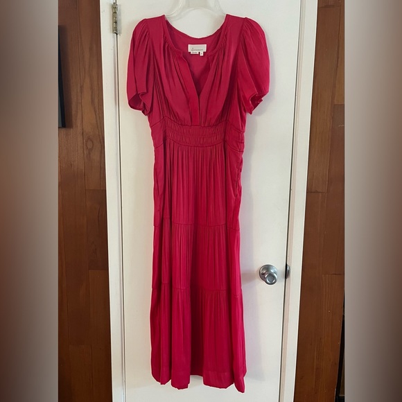 Anthropologie Somerset Maxi Dress Satin Edition - Picture 2 of 7